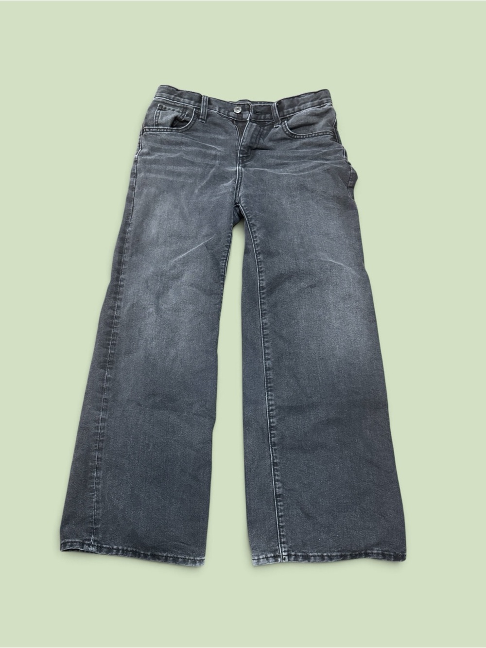 Girls old navy Wide-Leg distressed black Jeans